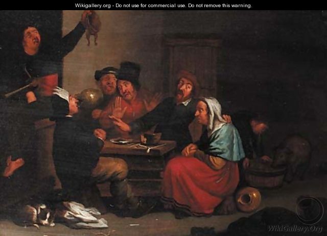Le Roi boit - (after) Cornelis Saftleven