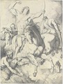 Vidi, quod aperuisset agnus... The Four Horsemen of the Apocalypse, Saint John the Evangelist seen beyond - Luigi Sabatelli