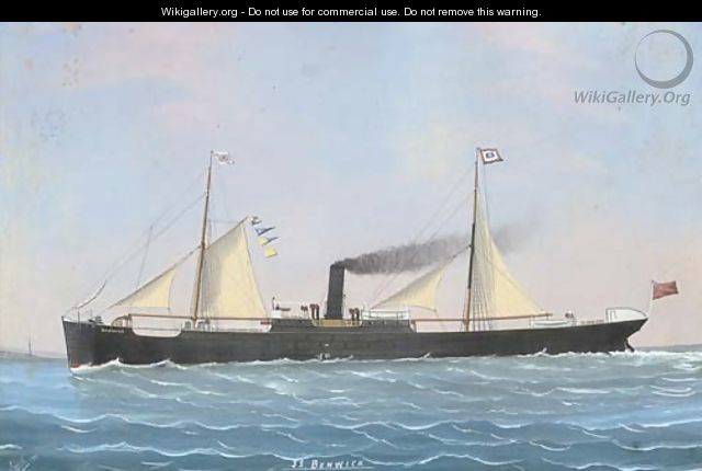The S.S. Benwick under sail and steam - Luigi Roberto
