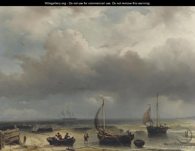 Fisherfolk along the Dutch coast - Louis Meijer