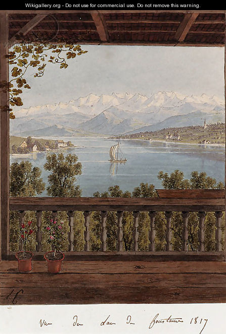 View of Lake Constance - Louise Cochelet