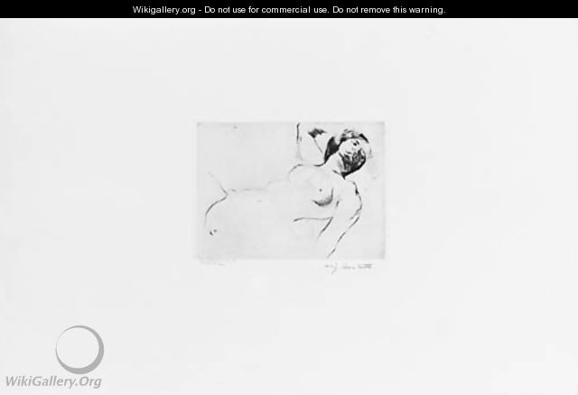 Sieben Radierungen von Lovis Corinth, Paul Graupe, Berlin, 1918 - Lovis (Franz Heinrich Louis) Corinth