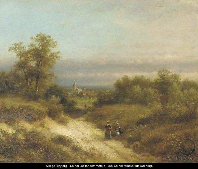 A valley in summer - Lodewijk Johannes Kleijn