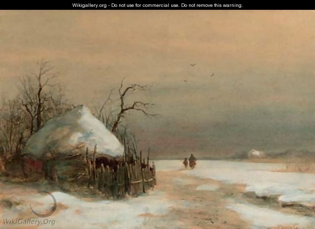 A winter landscape 2 - Louis Apol