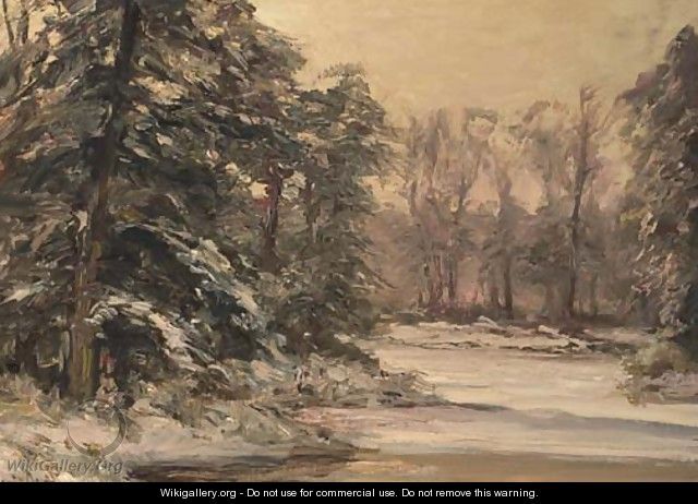 A winter forest - Louis Apol