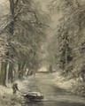A snow covered forest - Louis Apol