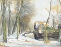 Wooded winter landscapes - Louis Apol