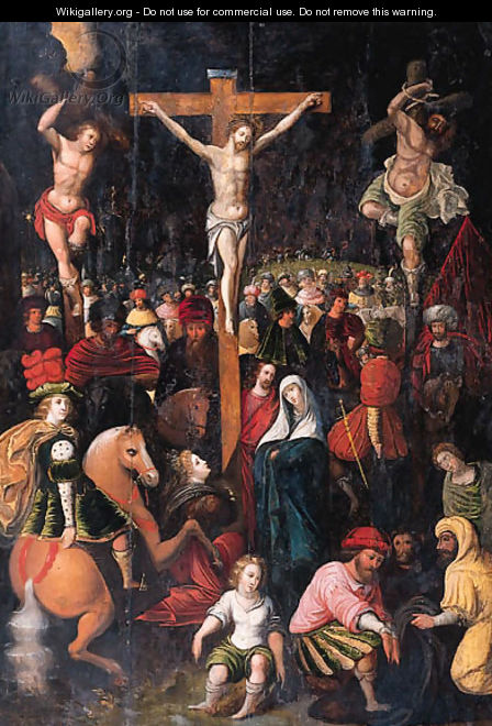 The Crucifixion - Louis De Caullery