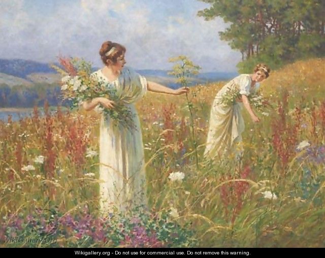 Picking Wildflowers - Leopold-Franz Kowalsky