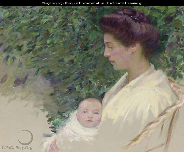 Mother and Baby (Alice Grew and Anita) - Lilla Calbot Perry