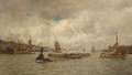 Shipping in the harbour, Rotterdam - Kees Van Waning