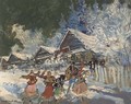 Dancers in the snow - Konstantin Alexeievitch Korovin