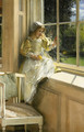 A Looking Out o'Window (Sunshine) - Laura Theresa Epps Alma-Tadema