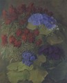 Wallflowers and other summer blooms 2 - Laura Vilhelmine Guldbrandsen