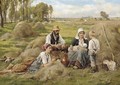 Harvesters picnicking - Joseph Julien