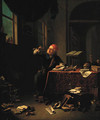 An alchemist in his study - Justus Juncker