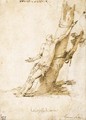 Saint Sebastian tied to a tree, looking up to the right - Jusepe de Ribera