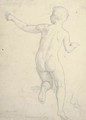 A nude boy seen from behind - Julius Schnorr Von Carolsfeld