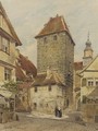 The Townhall at Rothenburg - Karl Hermann Krabbes