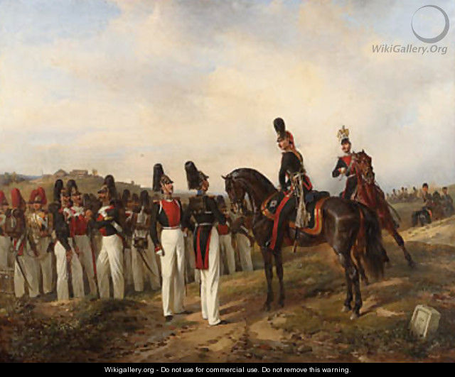 The Russian Grenadier Regiments on Manoeuvres - Karl Friedrich Schulz