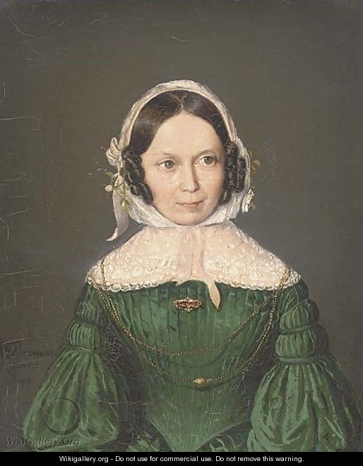 Portrait of a lady - Karl Brauer
