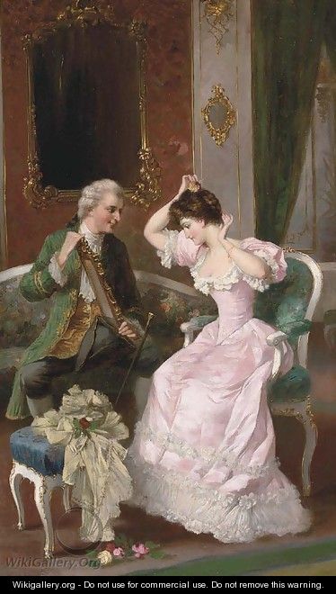 Preparing for the ball - Karl Andreas Seeber
