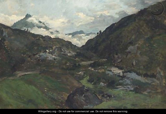 Paysage montagneux - Charles-Francois Daubigny