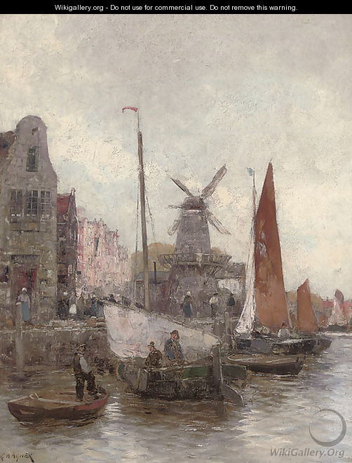 Vessels at a continental quay - Carl Wagner