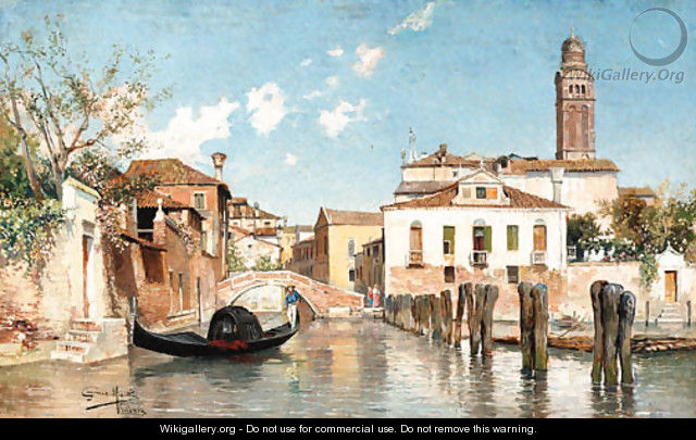 A canal in Venice - Juan Jimenez Martin