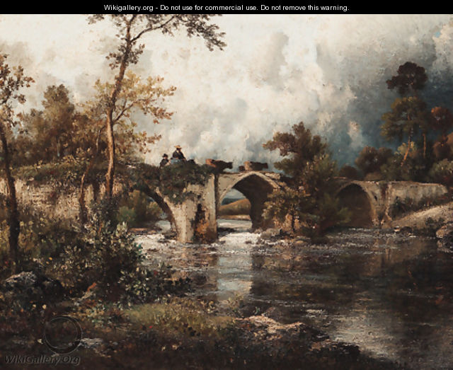 Le vieux pont - Jules Dupre