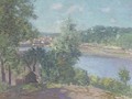 River Scene Near Norwich, Connecticut - Julian Alden Weir