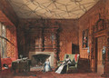 The South Drawing Room, Levens Hall, Westmorland - Joseph Nash