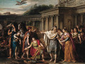 Priam leaving to beg Achilles for Hector's body - Joseph-Marie Vien