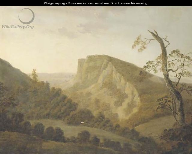 View of High Tor, Matlock, Derbyshire - Josepf Wright Of Derby