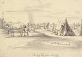 An encampment at Louvain - Josua de Grave