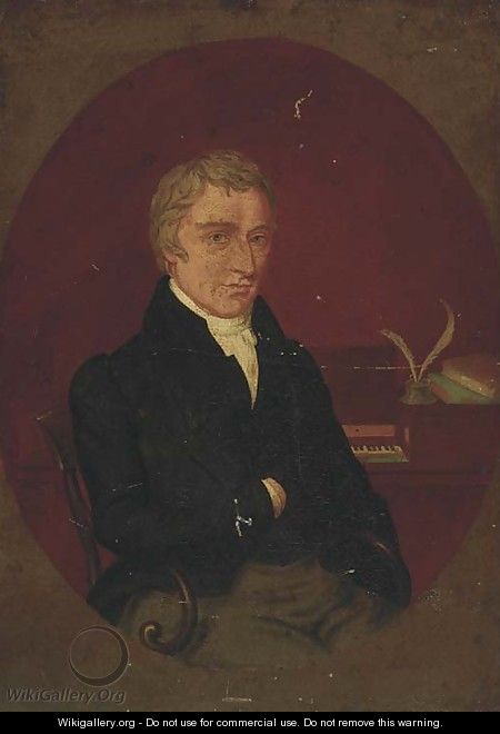Portrait of Stephen Francis Rimbault (1773-1837) - Joshua Stanesby