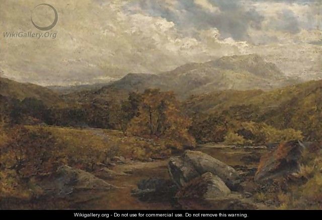 On the Llugwy, North Wales - James Callowhill