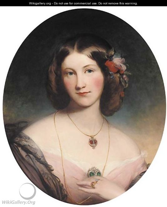 Portrait of a lady - James Godsell Middleton