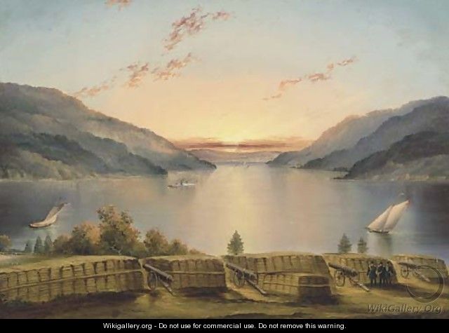 Hudson River from West Point - James E. Buttersworth