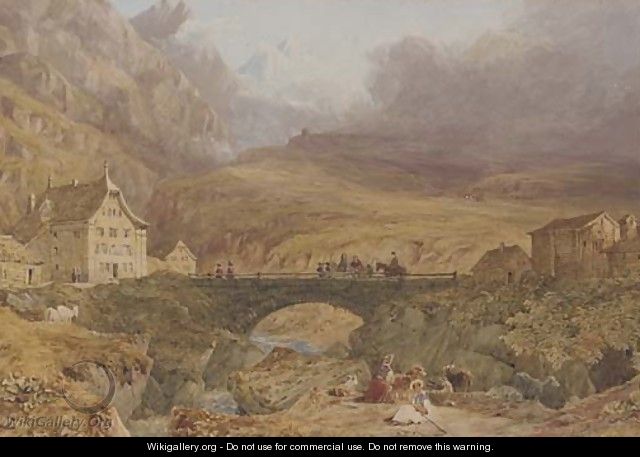 A view in the Bernese Oberland - James Duffield Harding
