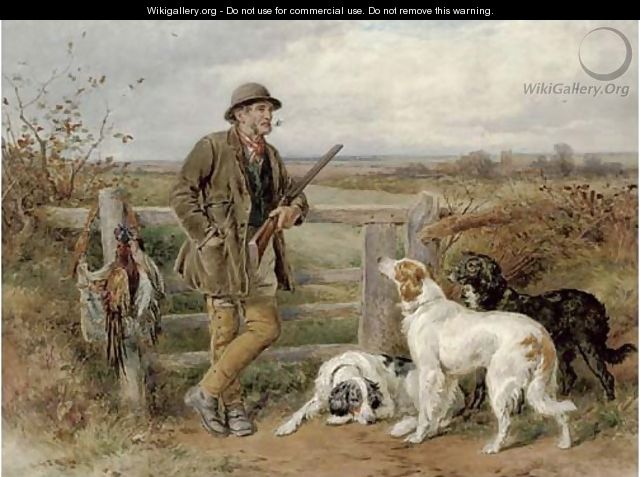 A rest by the stile - James Hardy Jnr