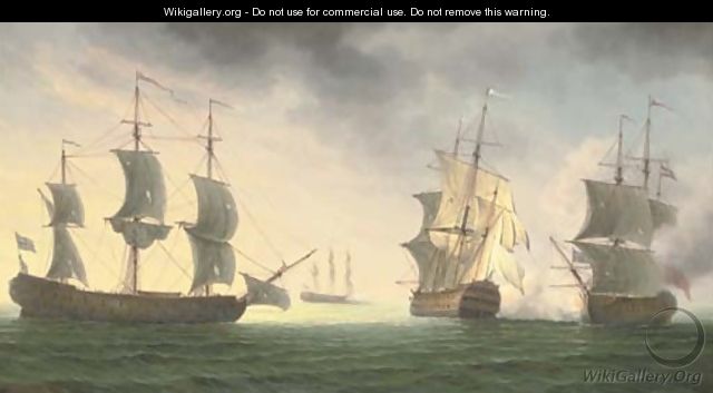 A naval battle - James Hardy Jnr