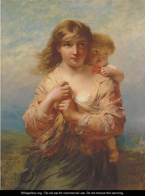 Mother and Child 2 - James John Hill