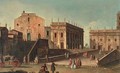View of Santa Maria in Aracoeli and the Campidoglio, Rome - Jacopo Fabris Venice