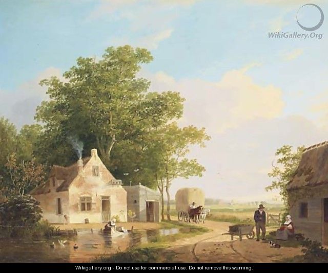 A country idyll - Jacobus Van Der Stok