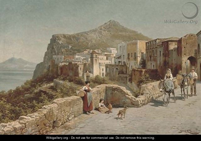 On the road to market, Capri - Jacques Carabain