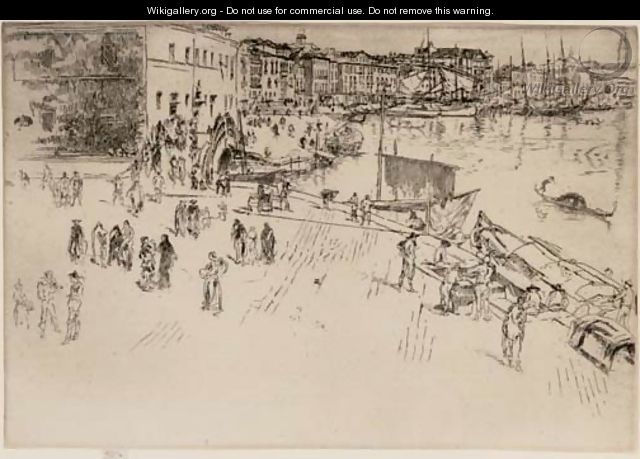 The Riva I - James Abbott McNeill Whistler