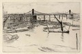 Old Hungerford Bridge - James Abbott McNeill Whistler