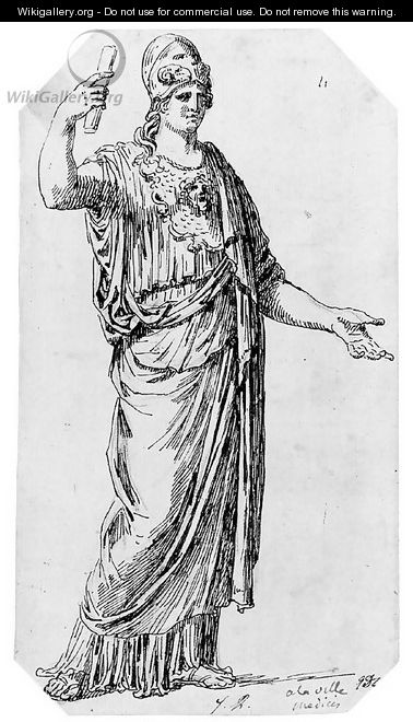 Minerva - Jacques Louis David
