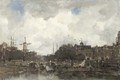 A Dutch city in summer - Jacob Henricus Maris